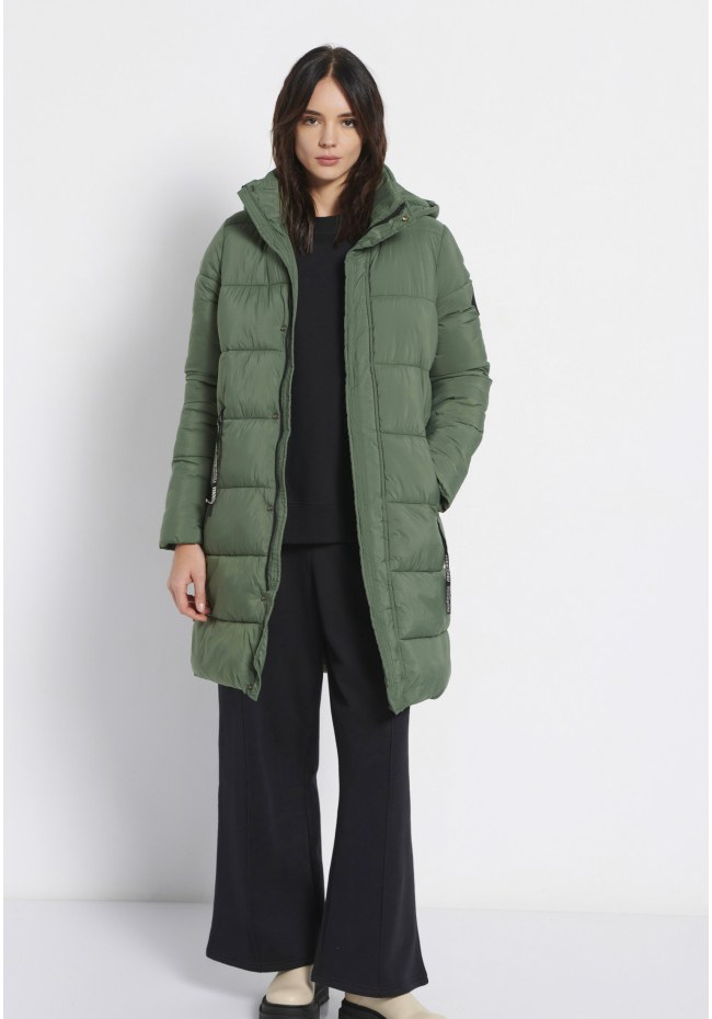 Relaxed fit puffer μπουφάν