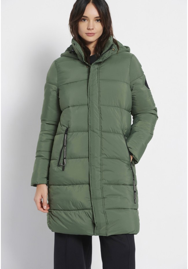 Relaxed fit puffer μπουφάν