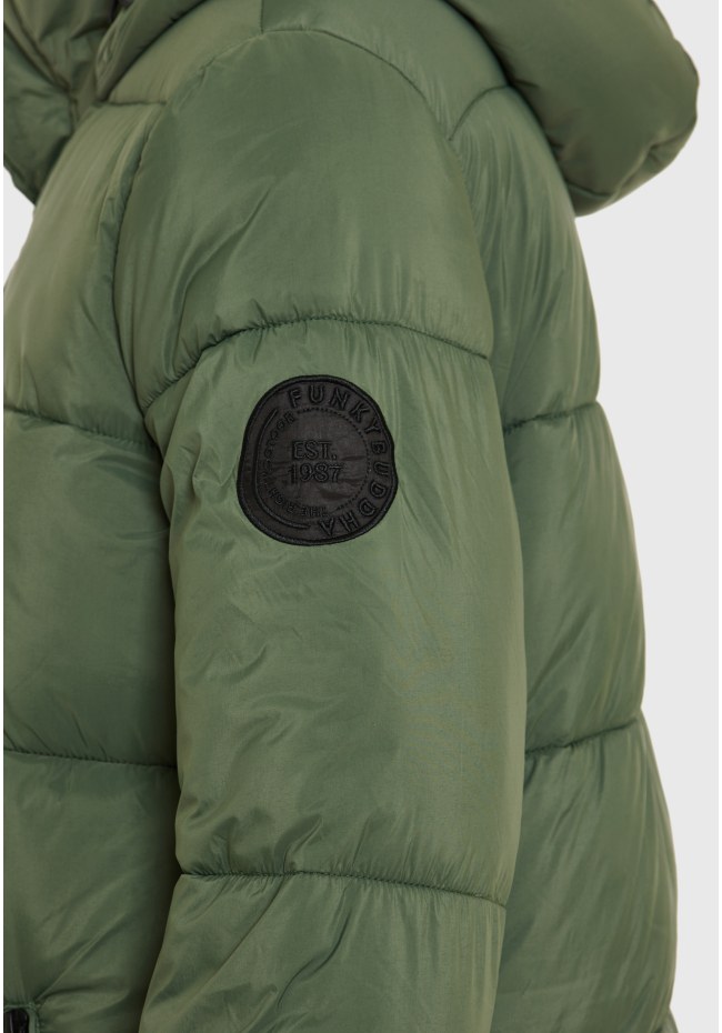 Relaxed fit puffer μπουφάν