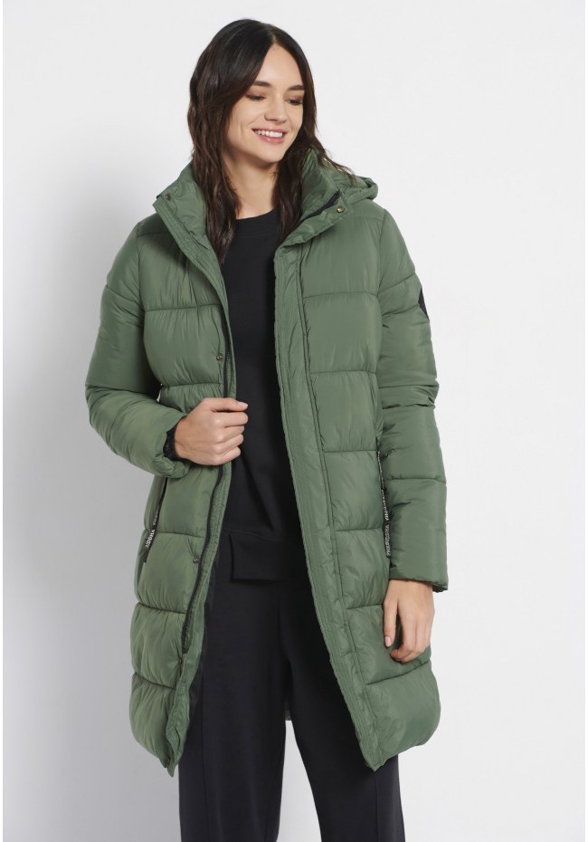 Relaxed fit puffer μπουφάν
