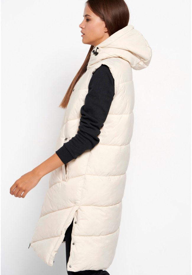 Long fit αμάνικο puffer τζάκετ