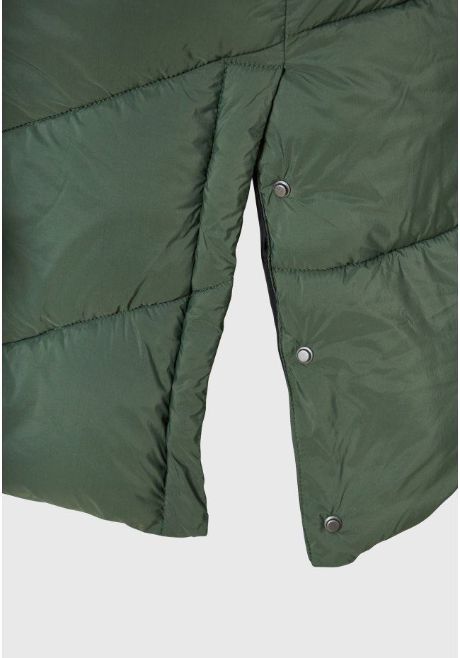 Long fit αμάνικο puffer τζάκετ