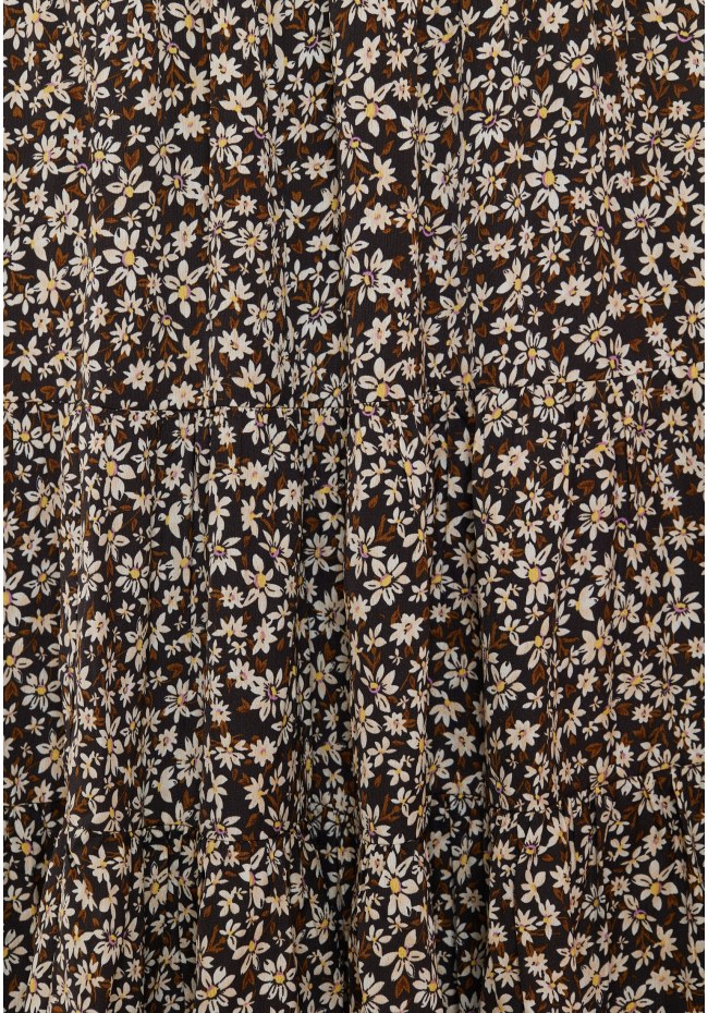 Φλοράλ φούστα με κουμπιά