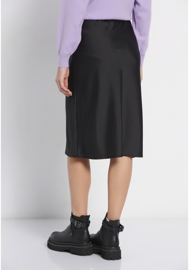 Women's plain midi skirt