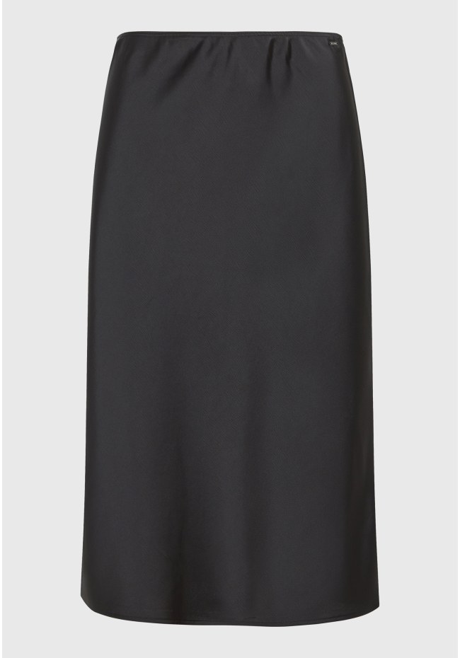 Women's plain midi skirt