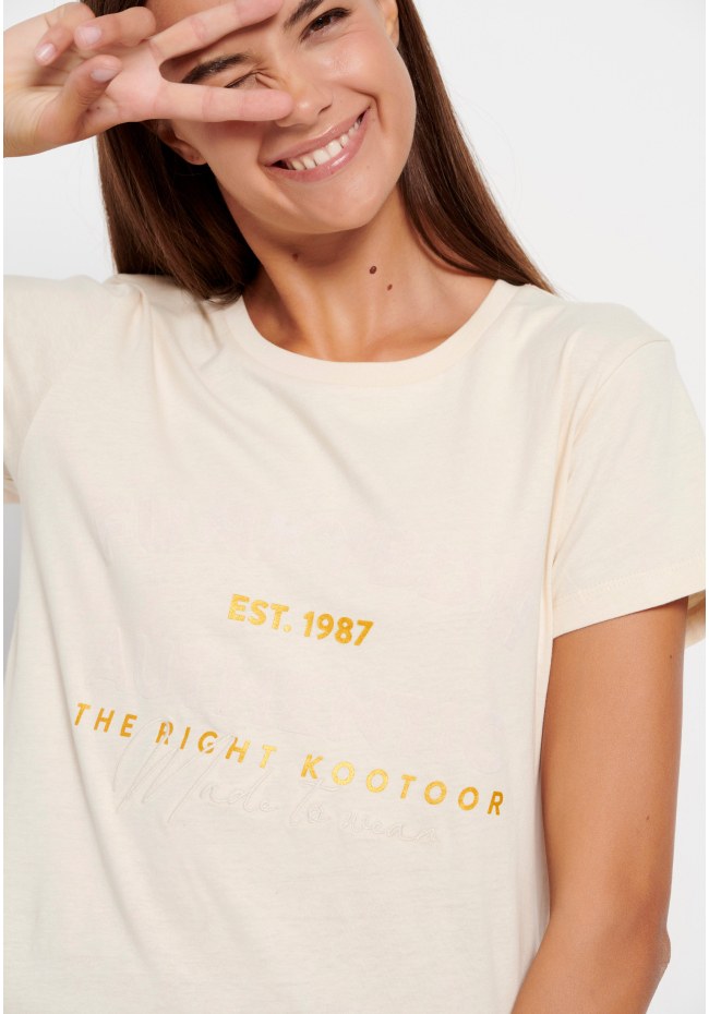 Chest printed t-shirt