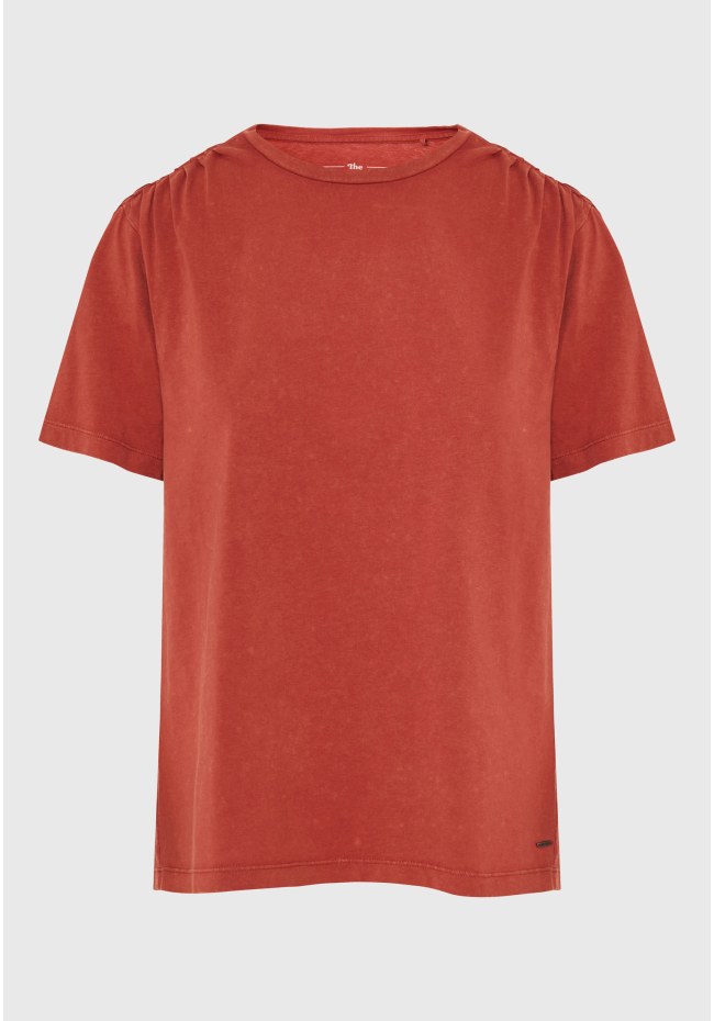 Garment dyed βαμβακερό t-shirt