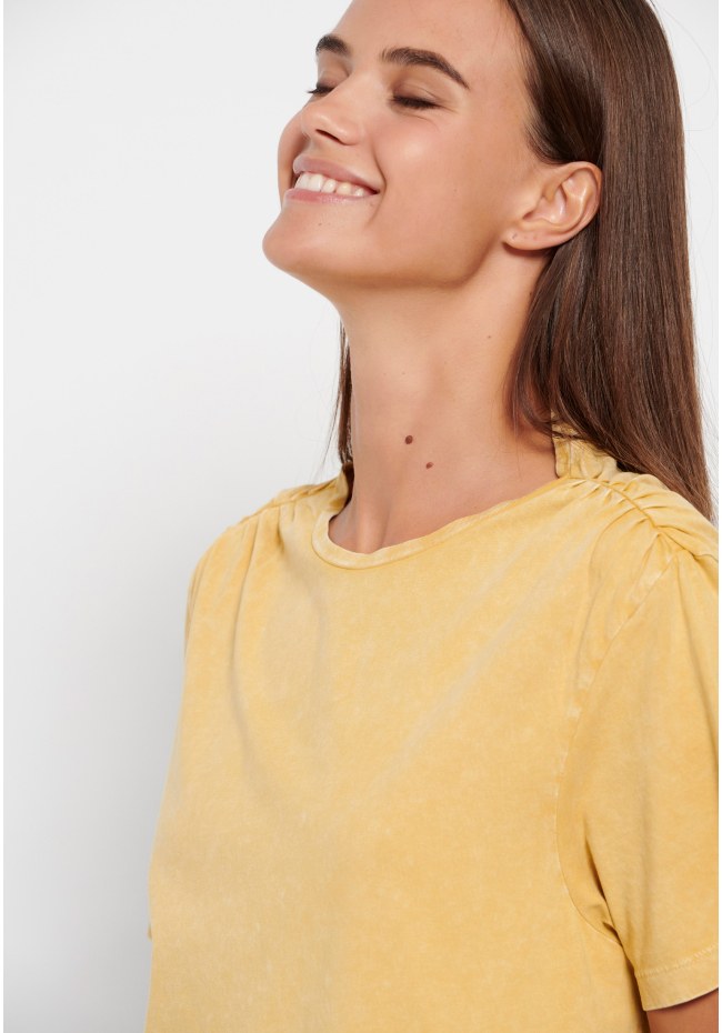 Garment dyed βαμβακερό t-shirt