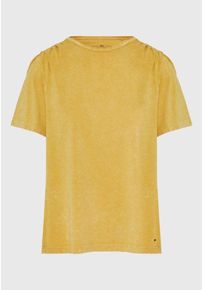 Garment dyed βαμβακερό t-shirt