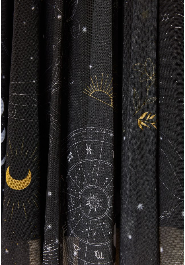 All over printed midi dress