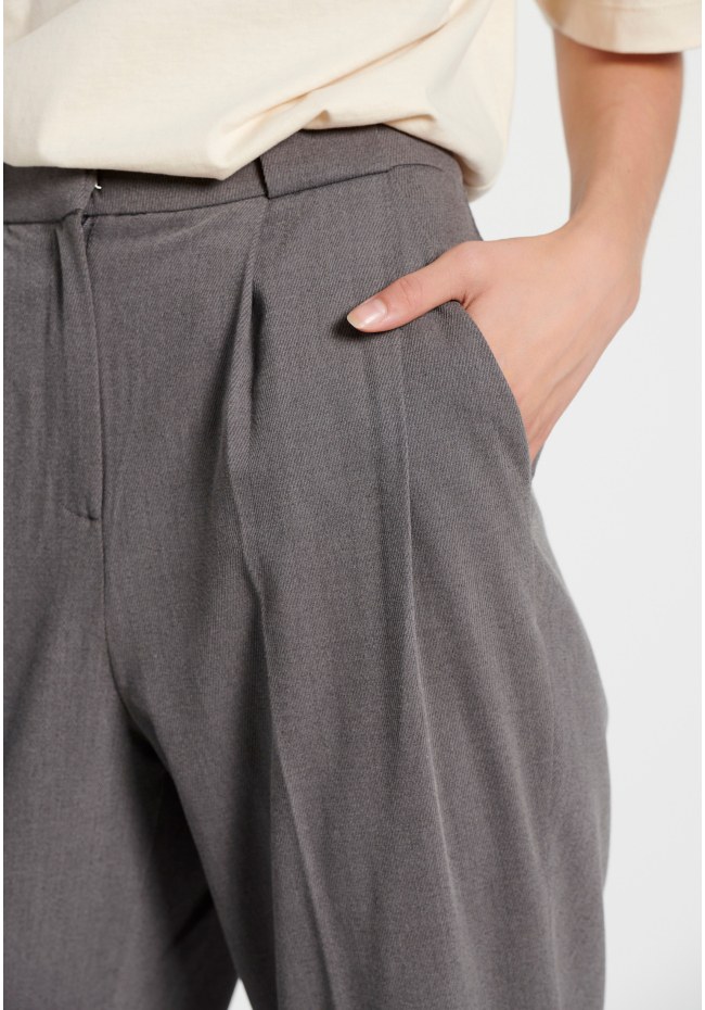 Women's casual pants with pleats