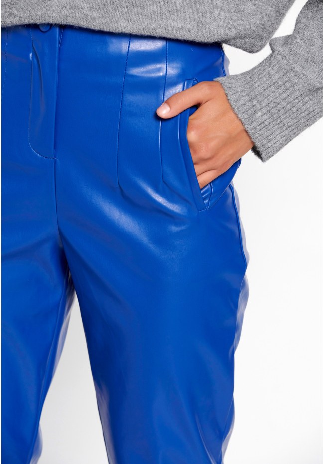 Women's eco leather (PU) casual pants