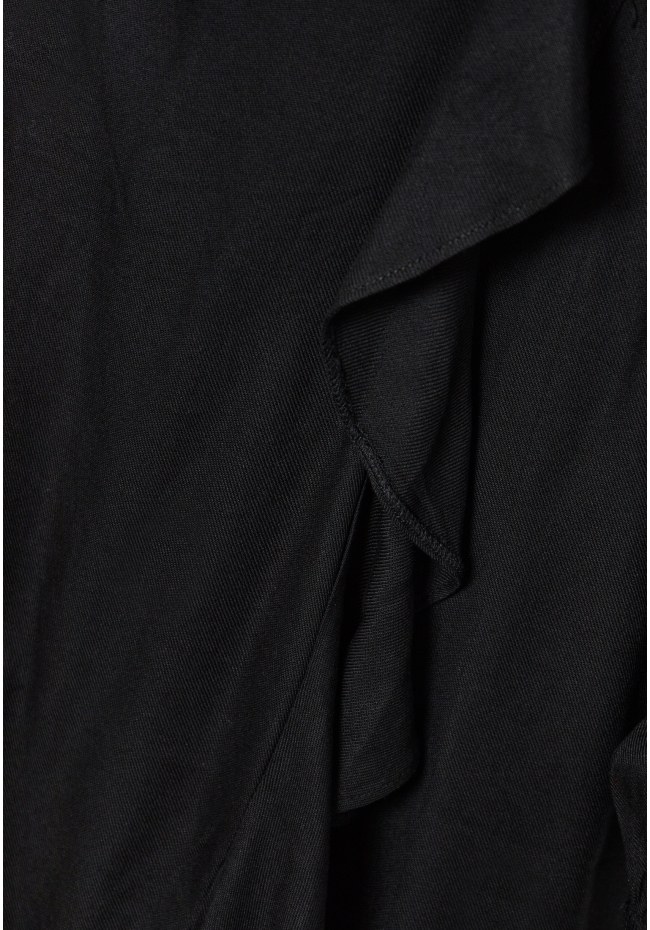 Viscose maxi wrap dress