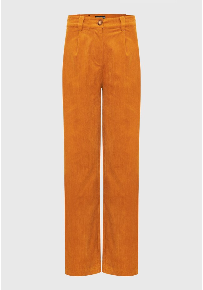 Wide leg κοτλέ παντελόνα