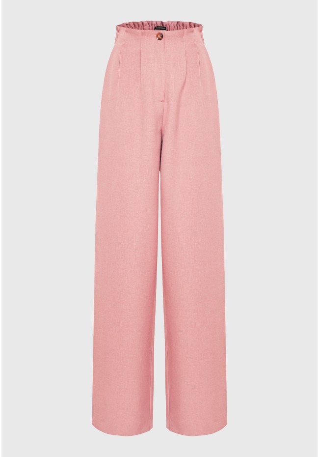 Γυναικεία wide leg παντελόνα