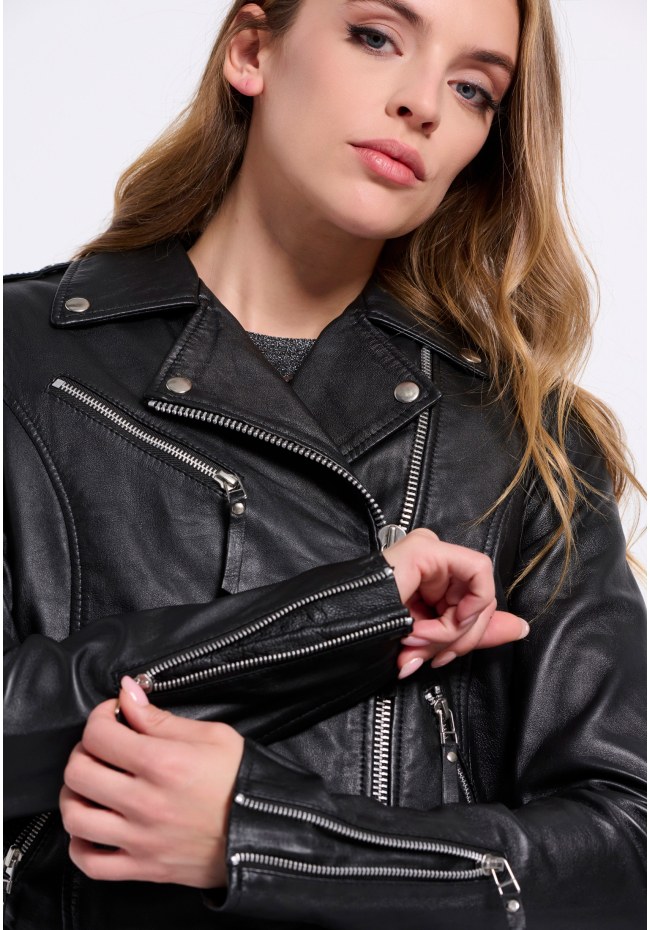 Γυναικείο biker jacket (Sheepskin)