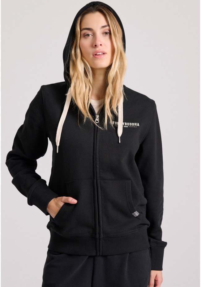Γυναικεία ζακέτα φούτερ με Funky Buddha τύπωμα