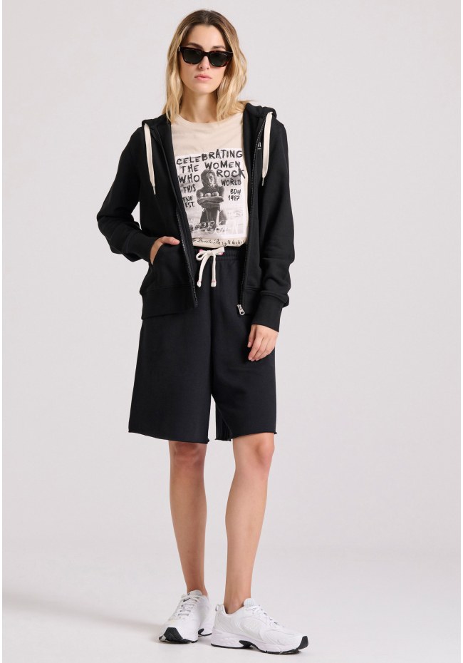 Γυναικεία ζακέτα φούτερ με Funky Buddha τύπωμα