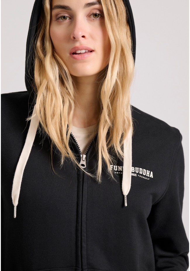 Γυναικεία ζακέτα φούτερ με Funky Buddha τύπωμα