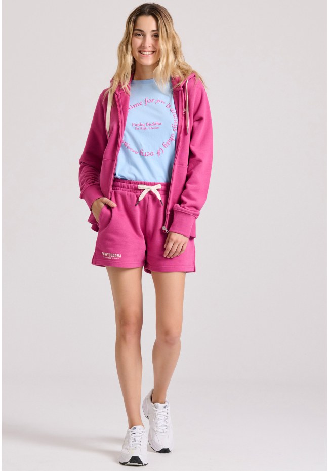Γυναικεία ζακέτα φούτερ με Funky Buddha τύπωμα