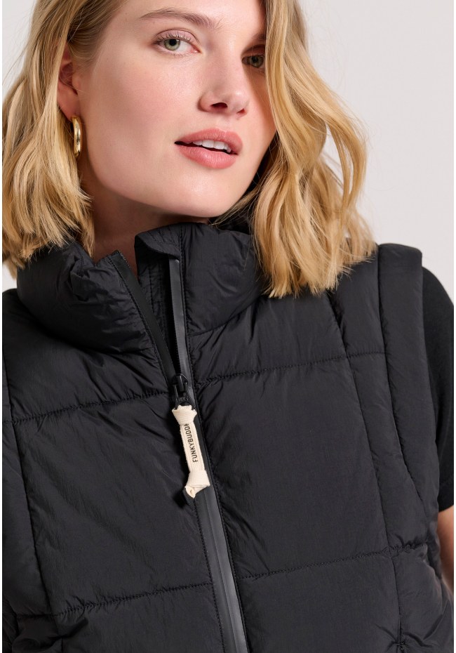 Women's cropped vest jacket