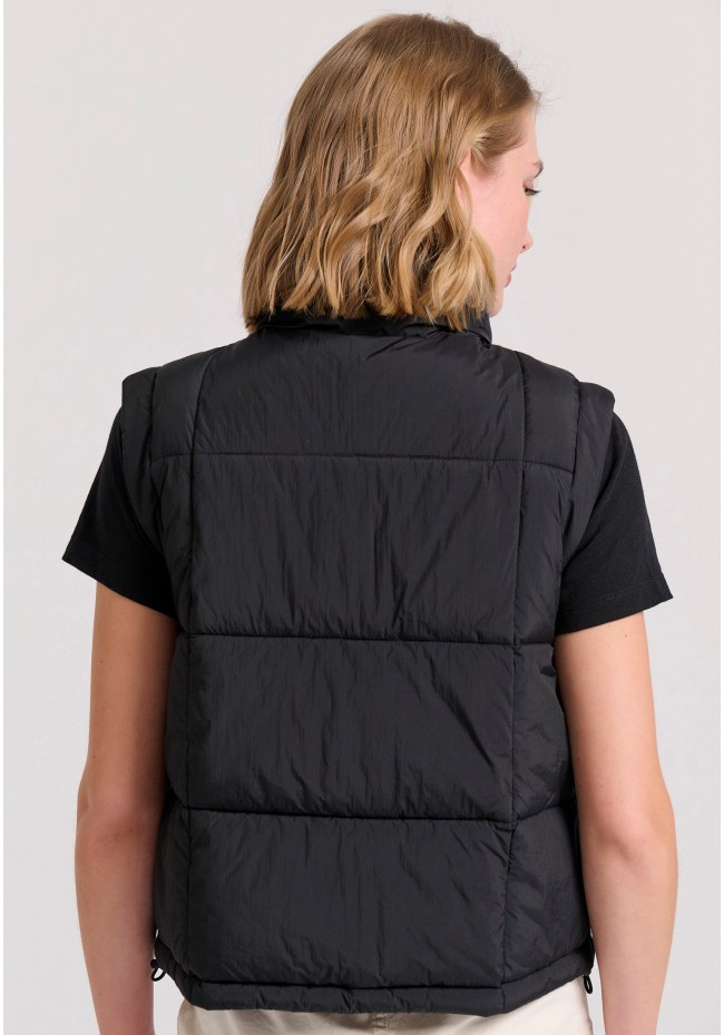 Women's cropped vest jacket