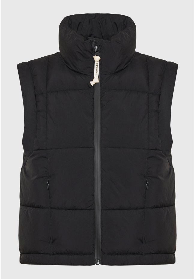 Women's cropped vest jacket