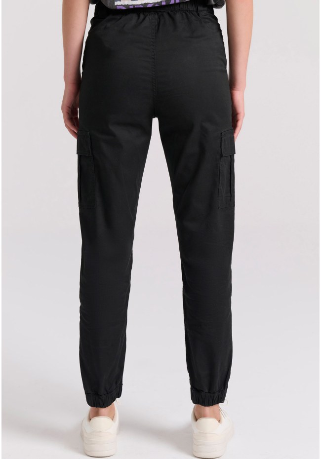 Γυναικείο cargo παντελόνι με λάστιχο