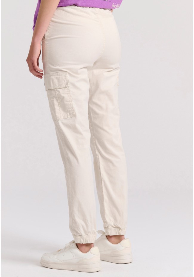 Γυναικείο cargo παντελόνι με λάστιχο