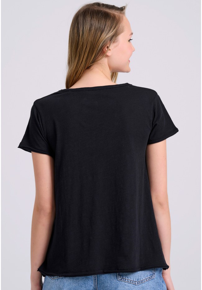 Γυναικείο t-shirt με στρογγυλή λαιμόκοψη - The essentials