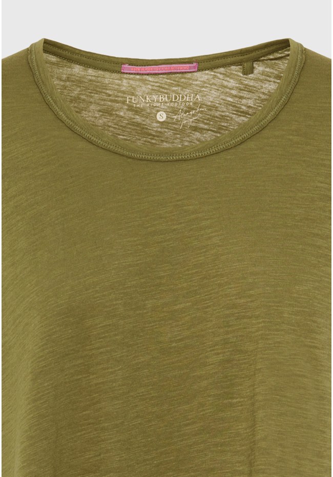 Crew neck women's plain t-shirt - The essentials