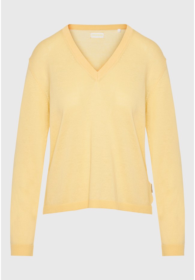 Γυναικεία linen blend lightweight πλεκτή μπλούζα
