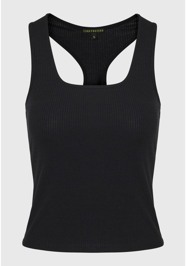 Tank top σε rib ύφανση