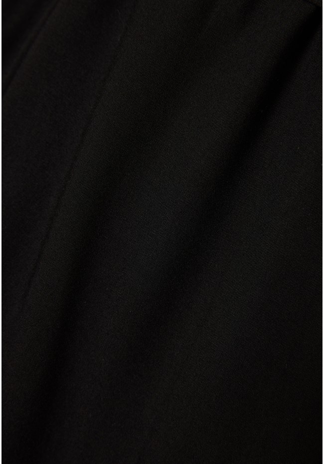 Mini κρουαζέ φόρεμα με βολάν