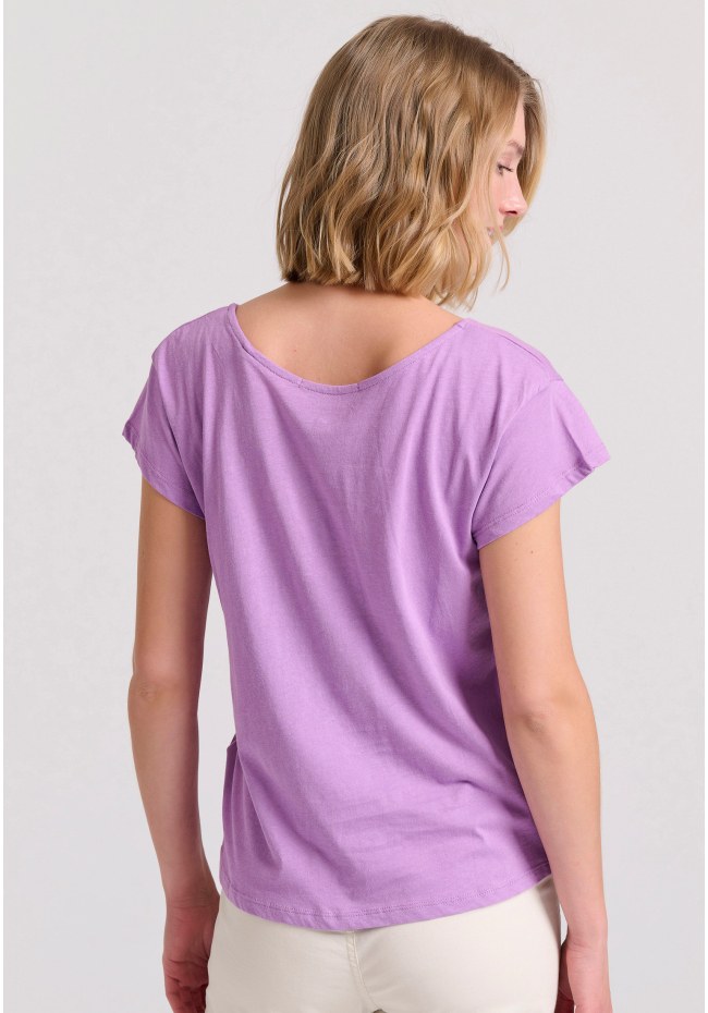 Women's crew-neck cotton t-shirt