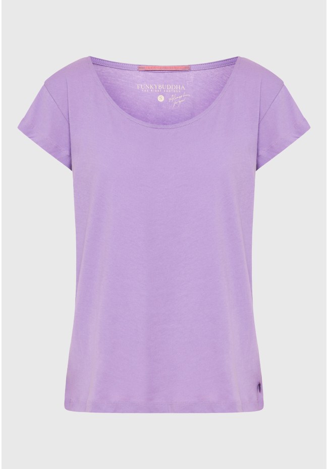 Women's crew-neck cotton t-shirt