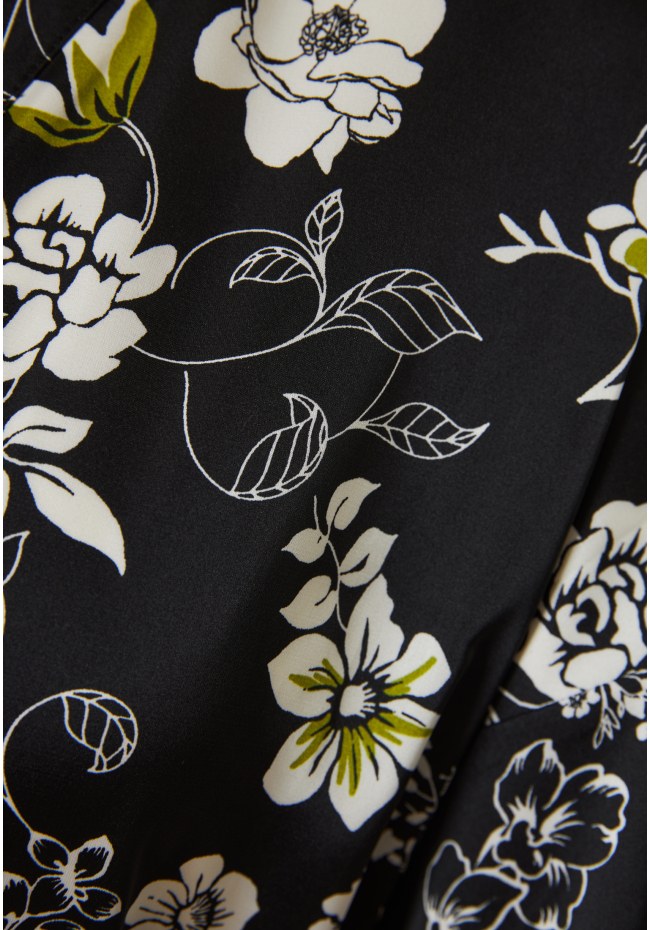 Loose fit κοντό εμπριμέ kimono