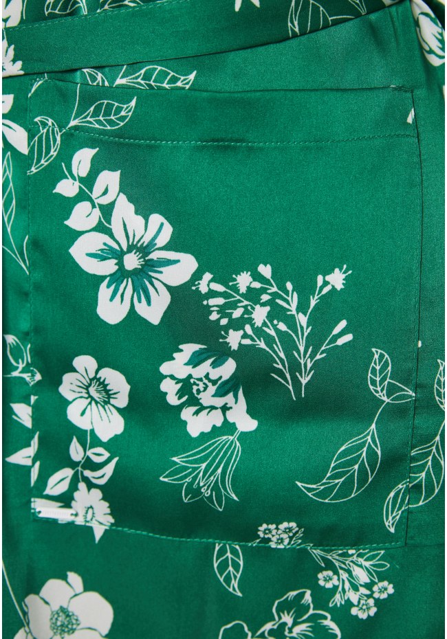 Loose fit κοντό εμπριμέ kimono