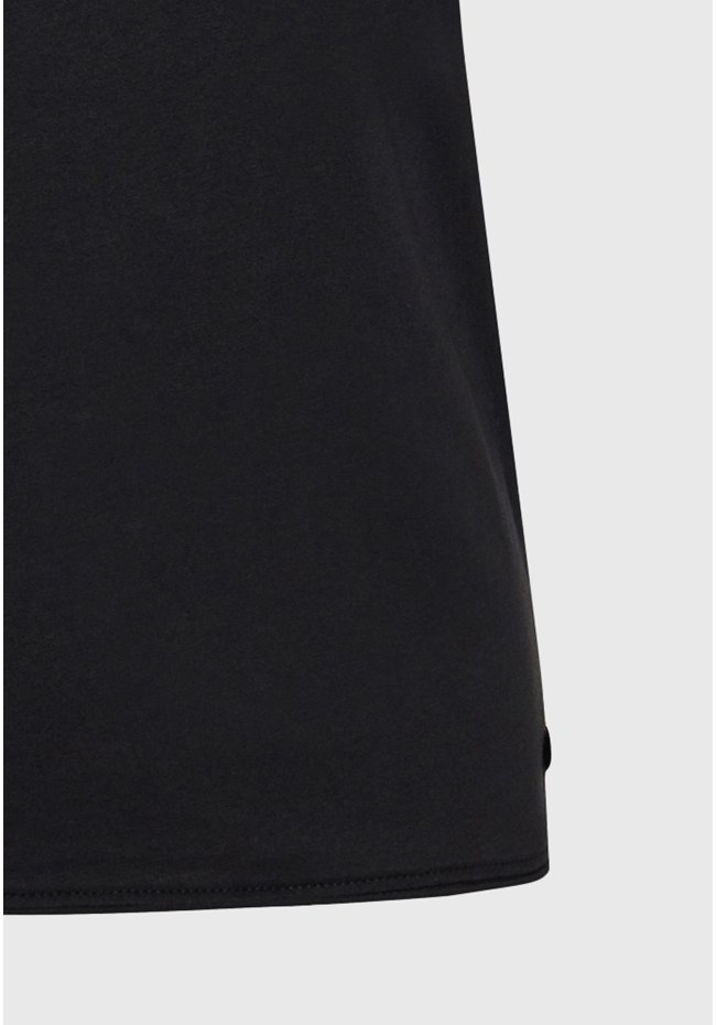 Women's tank top with raw cuts hem