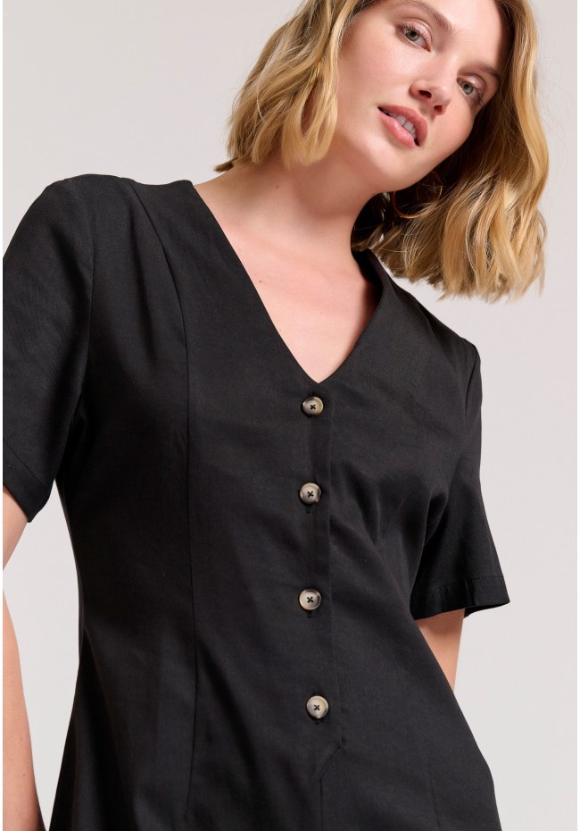 Wide leg fit ολόσωμη φόρμα από lyocell