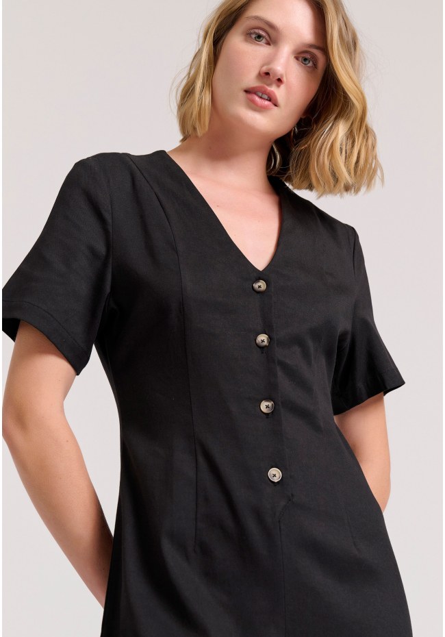 Wide leg fit ολόσωμη φόρμα από lyocell