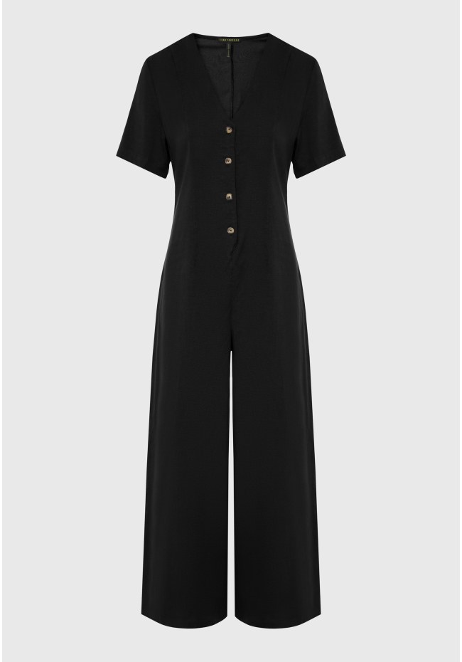 Wide leg fit ολόσωμη φόρμα από lyocell