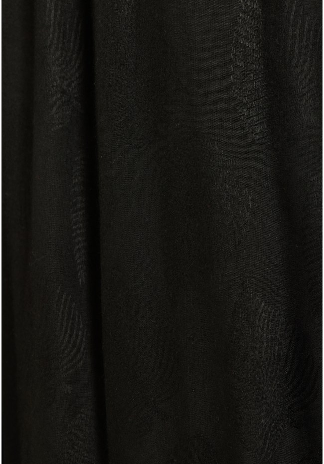 Wide leg fit παντελόνα σε ζακάρ ύφανση