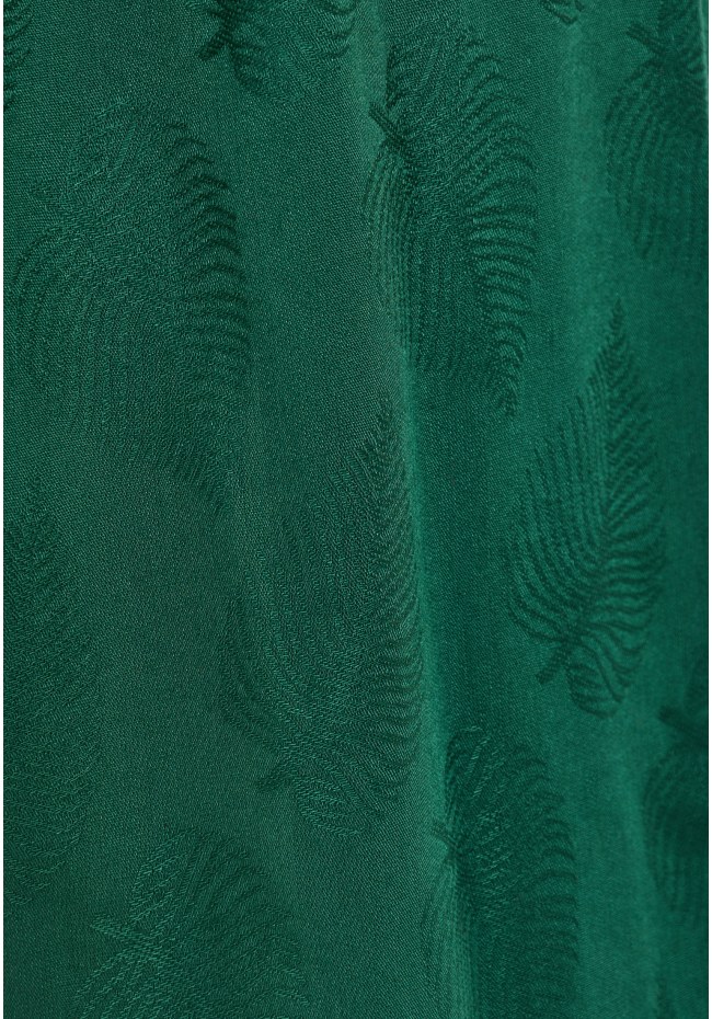 Wide leg fit παντελόνα σε ζακάρ ύφανση