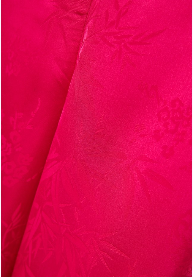 Wide leg παντελόνα με jacquard pattern