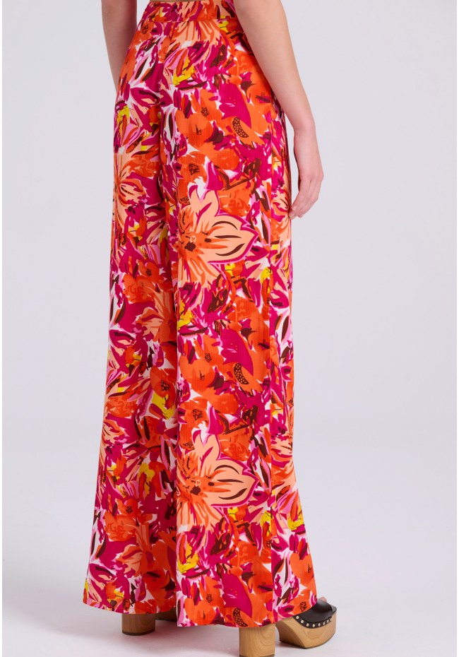 Παντελόνα με exotic τύπωμα από βισκόζη