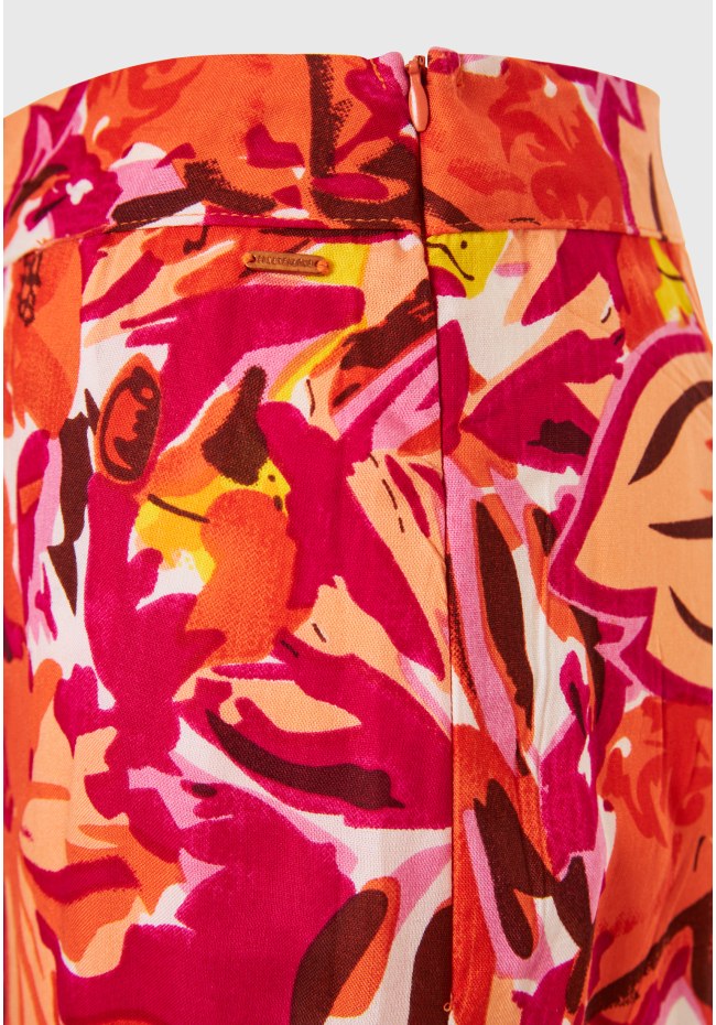 Παντελόνα με exotic τύπωμα από βισκόζη