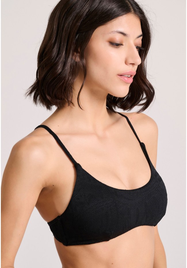 Μπικίνι τοπ μονόχρωμο