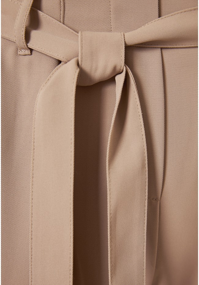 Casual παντελόνι με διπλή πιέτα στη μέση