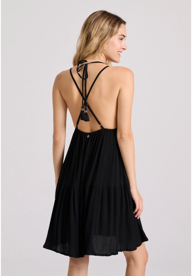 Halter neck mini φόρεμα με ανοιχτή πλάτη